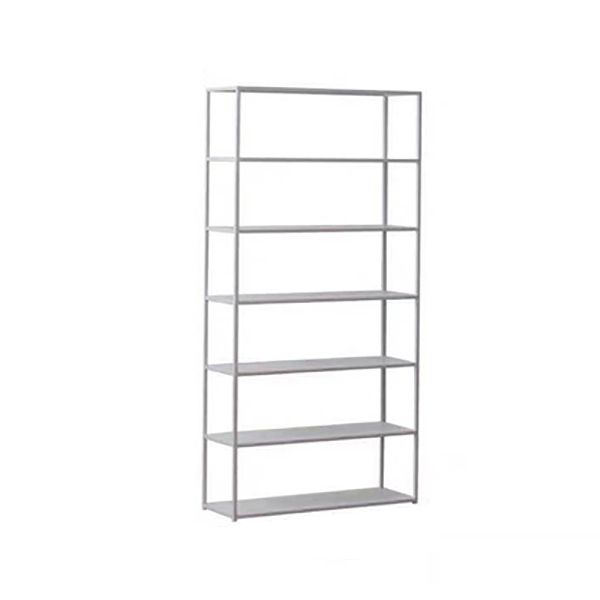 Contemporary Bookcase Metal Open Back Bookshelf for Home Office