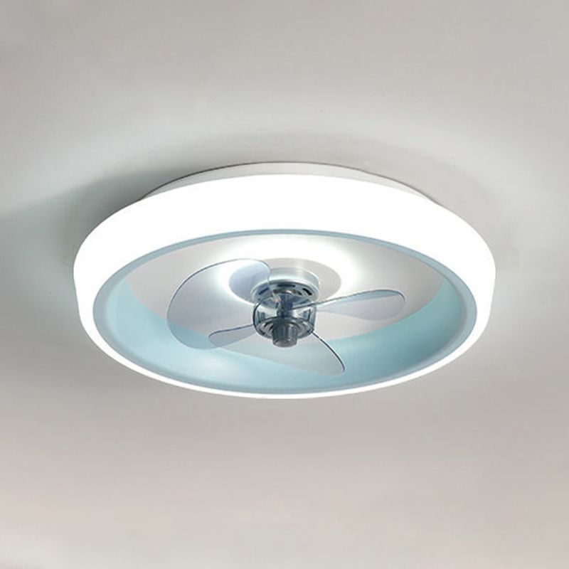 2 Light Ceiling Fan Lighting Modern Style Metal Ceiling Fan Lighting for Living Room