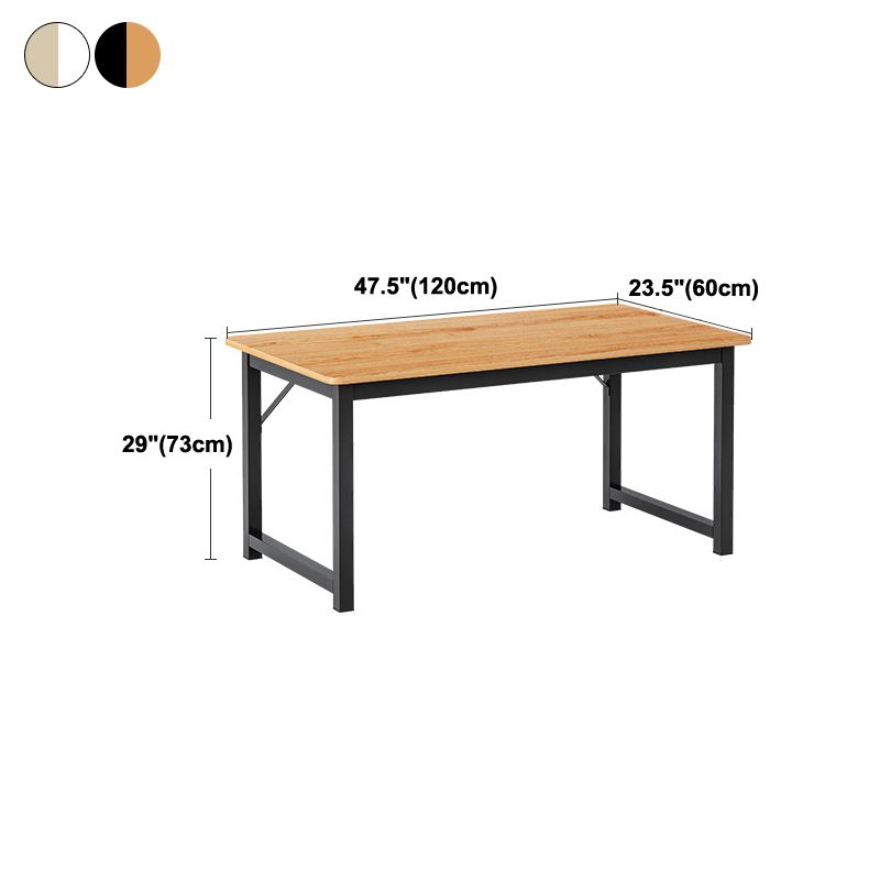 Contemporary Dormitory Writing Desk Rectangular Wooden Writing Desk