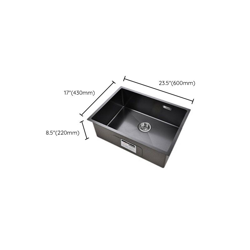 Modern Style Sink Stainless Steel Noise-cancelling Design Sink for Kitchen