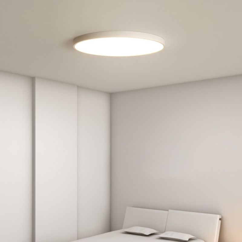 White LED Ceiling Light Contemporary Flush Mount Lighting for Hallway