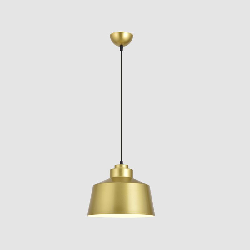 Geometric Hanging Light Modern Style Metal 1 Light Flush Hanging Light Fixtures in Gold