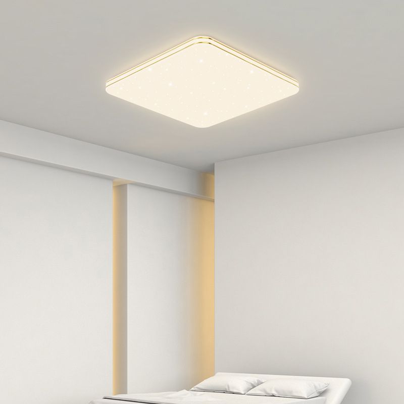 Single Golden Flush Mount Lighting LED Ceiling Light for Living Room