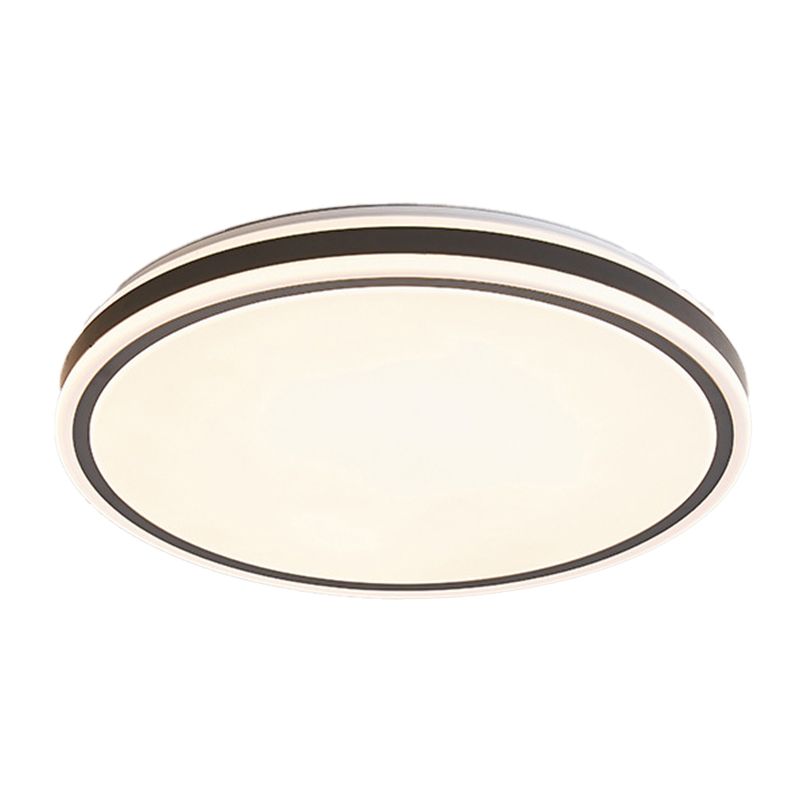 Circular Flush Mount Light Simplicity Metal Ceiling Light Fixture