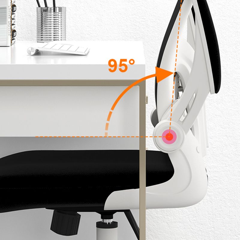 Removable Arms Chair Tilt Mechanism No Distressing Ergonomic Desk Chair with Wheels