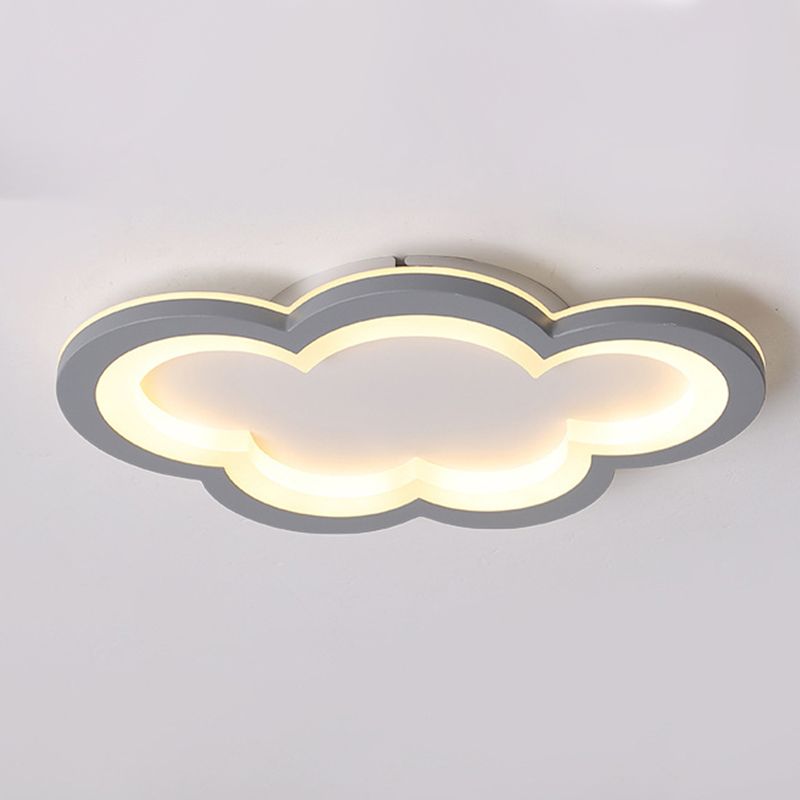 Lovely Cloud Pattern Ceiling Mount Light LED Overhead Light for Child Room