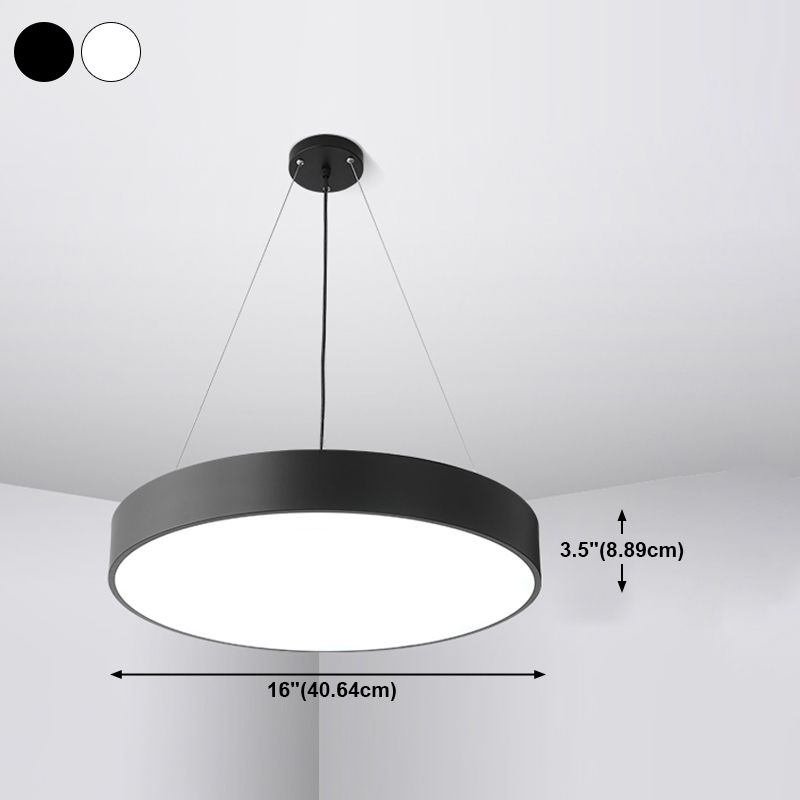 Modern Simple Hanging Light Circle Pendant Lighting Fixture for Meeting Room