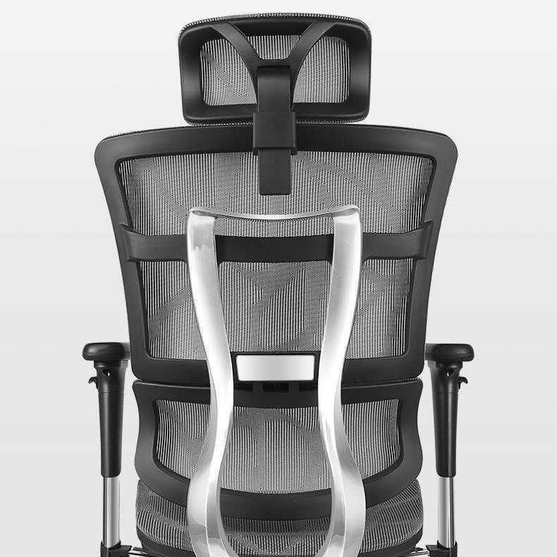 Modern Desk Chair Mesh Computer Chair Adjustable Conference Chair with Wheels