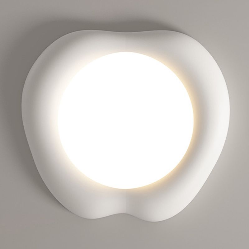 1 - Light Iron LED Flush Mount Minimalist Nordic Ceiling Flush in 4 Colors