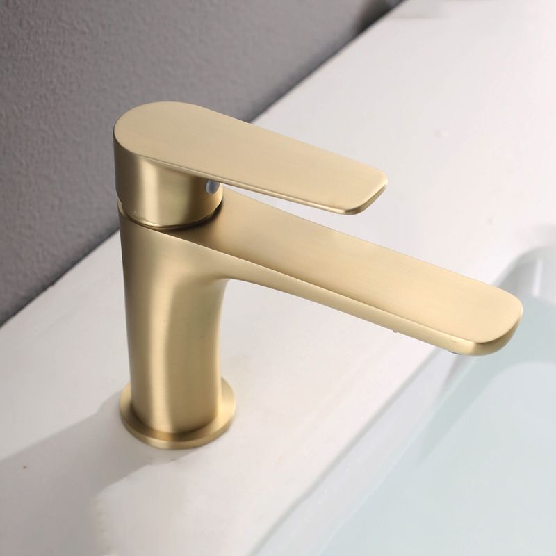 Light Luxury Vessel Sink Faucet Lever Handle Single Hole Bathroom Faucet