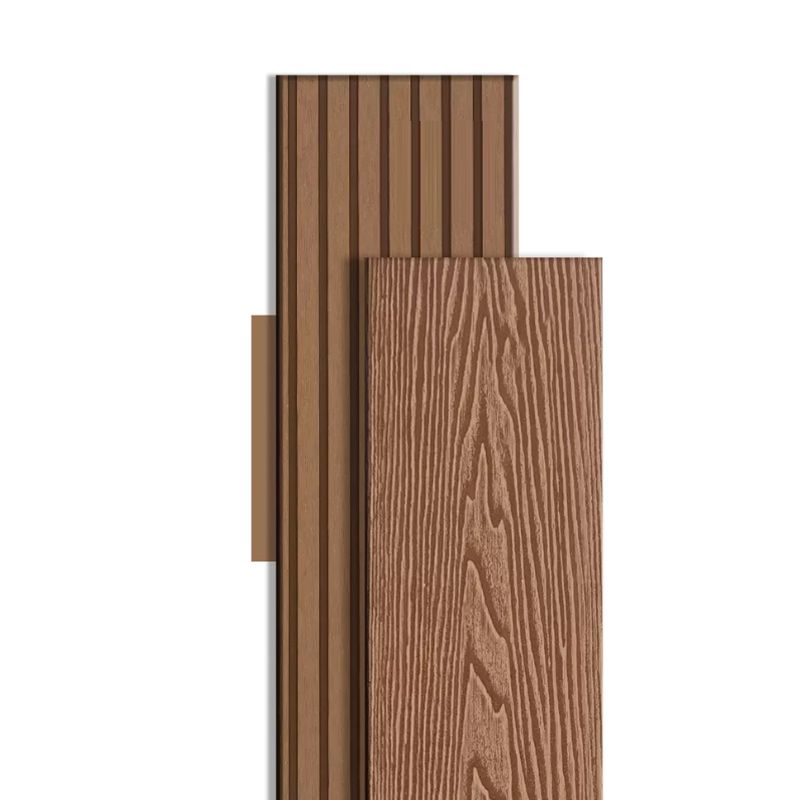 Waterproof Engineered Hardwood Flooring Medium Wood Click-Locking for Patio Garden