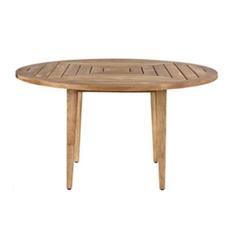 Contemporary Solid Wood Coffee Table Teak Wood Outdoor Dining Table