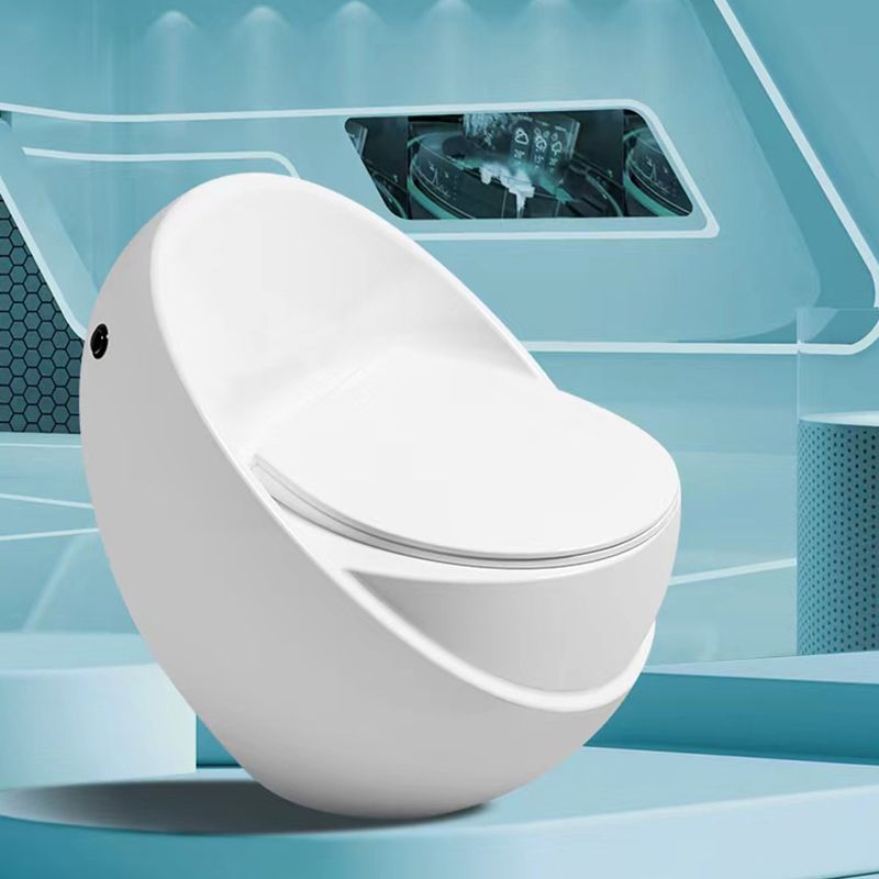 Contemporary Siphon Jet Toilet Bowl Floor Mounted Urine Toilet for Washroom