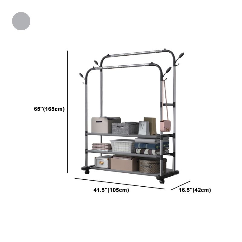 Contemporary Coat Rack Metal No Distressing Hooks Included Free Standing Hall Tree