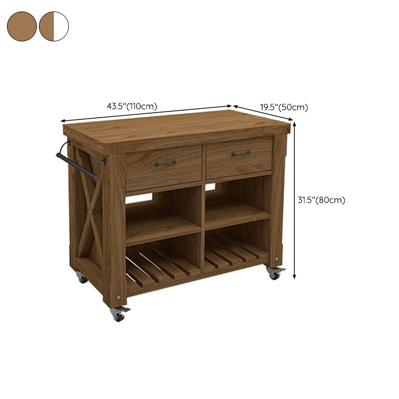 Rolling Modern Kitchen Trolley Wooden Kitchen Trolley for Kitchen