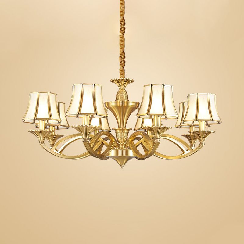 Lampadella a vetro a forma di conica Accensione Classic Living Classic Lipente in oro