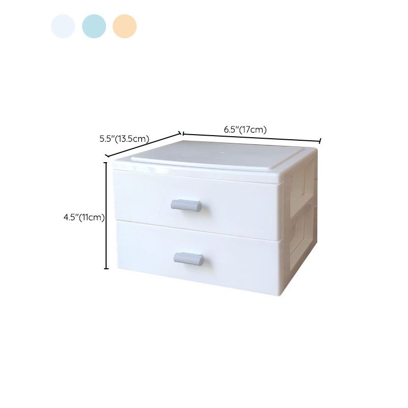 Modern Cabinet Solid Color Plastic Filing Cabinet for Home Office