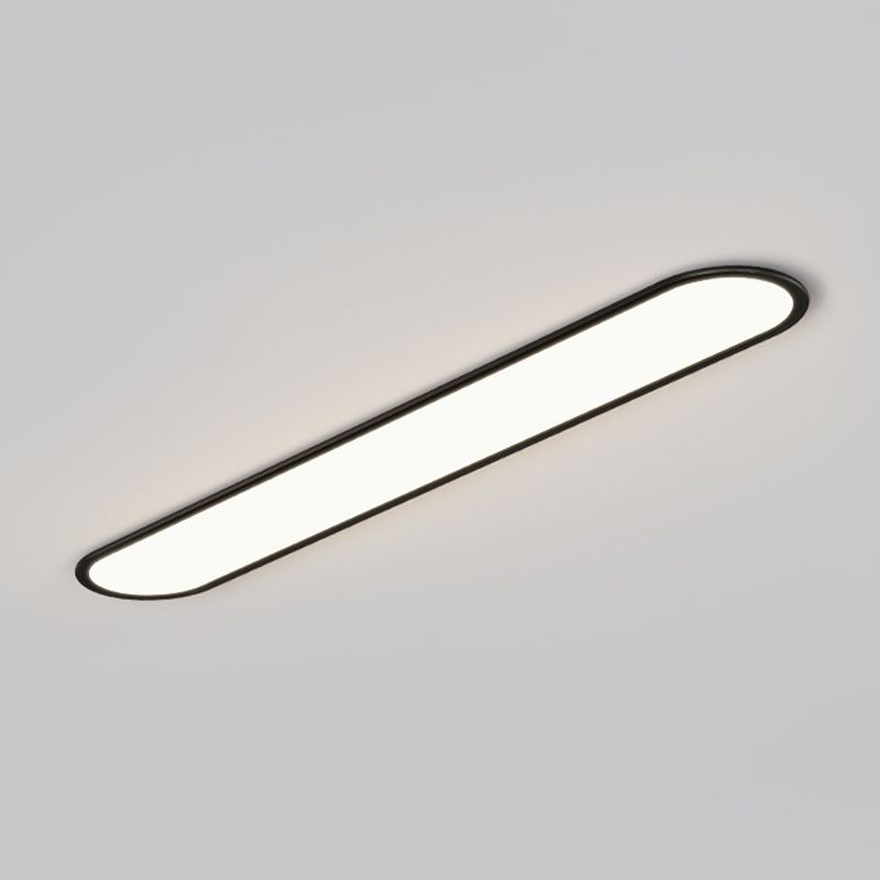 Minimalism Ceiling Light Fixture Flat Panel LED Flush Mount for Corridor