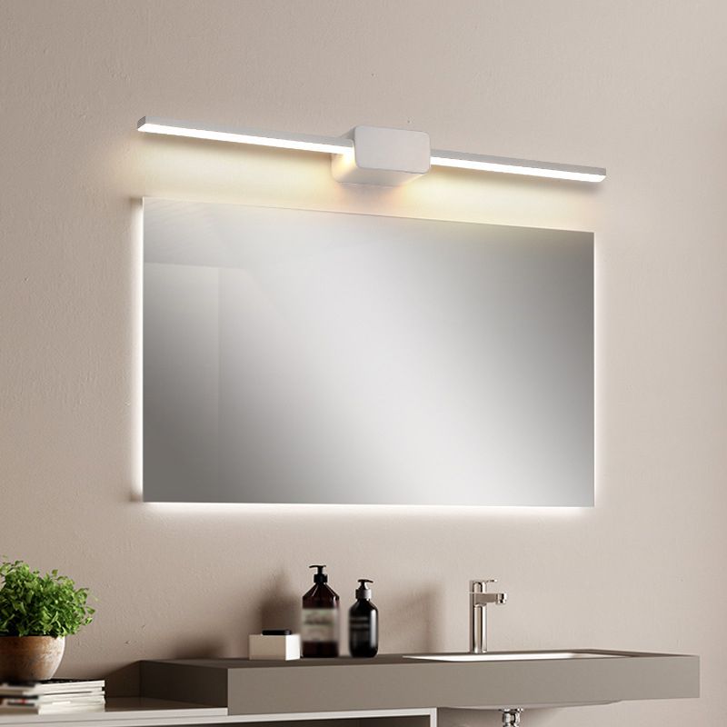 Metalen slanke muur ijdelheid licht moderne stijl 1 licht ijdelheid verlichting ideeën