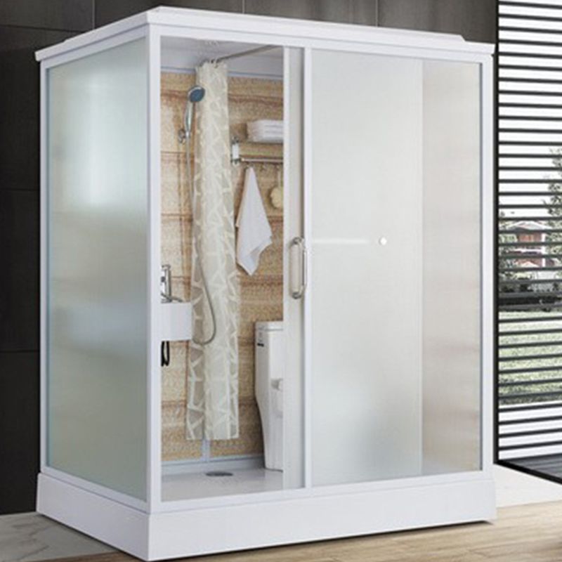 Modern Framed Shower Stall Clear Tempered Shower Stall for Bathroom