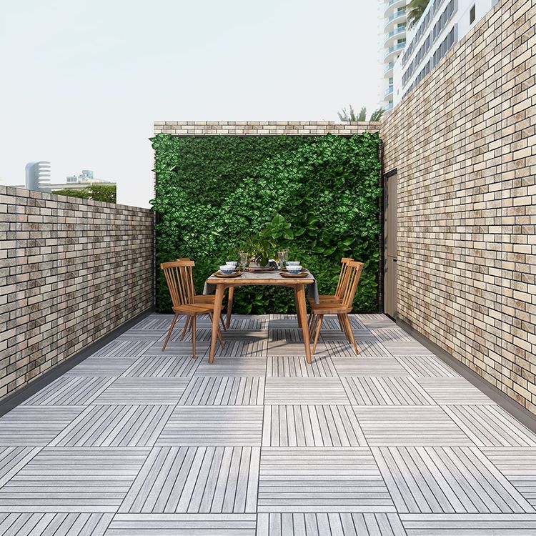 Outdoor Flooring Tiles 23.6" × 23.6" Flooring Tiles with Slip Resistant