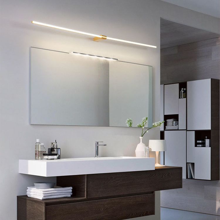 Acrylic LED Wall Light in Modern Simplicity Linear Vanity Mirror Lights for Bathroom