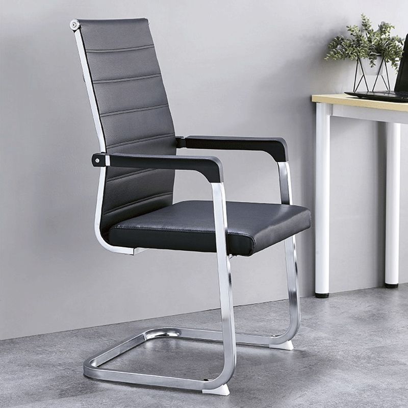 Modern Style Task Chair Ergonomic Office Chair with Fixed Arms