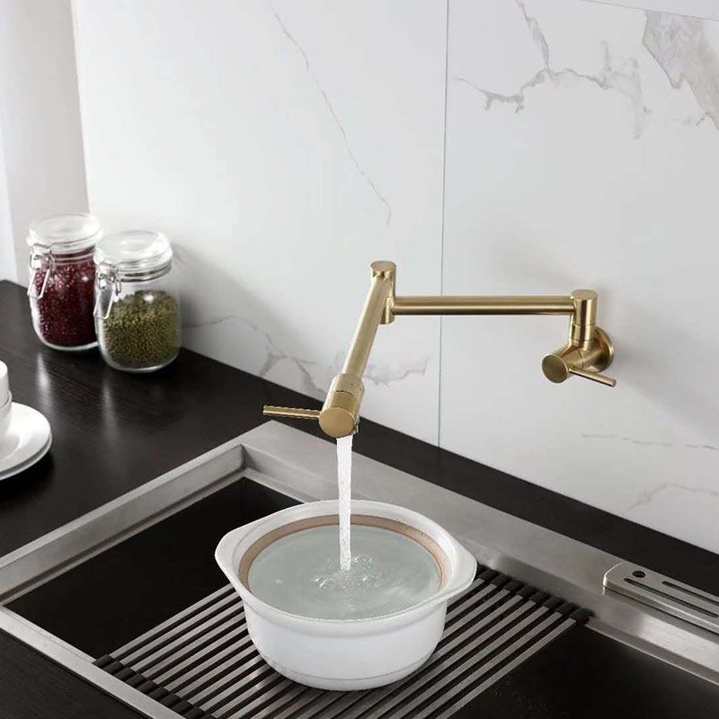 Contemporary Single Handle Bar Faucet Wall-mounted Pot Filler