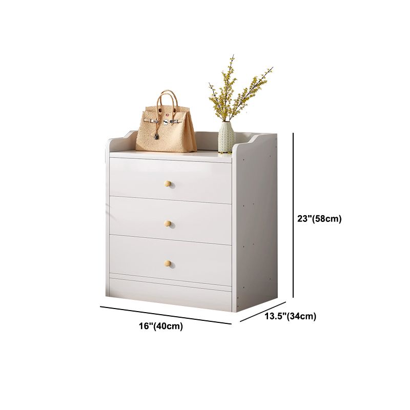 Bedside Storage Chest Dresser Modern Style Wooden Storage Chest for Bedroom