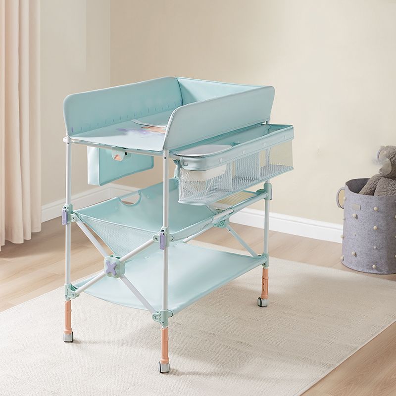 Safety Rails Changing Table Portable Baby Changing Table with Flat Top