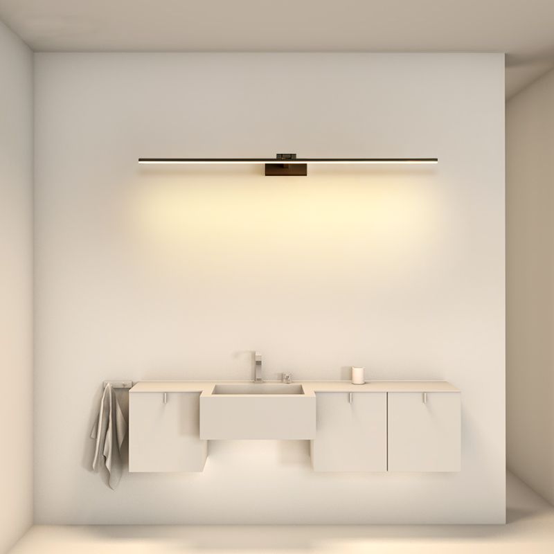 Modern Minimalist Style Linear Wall Mounted Vanity Lights Aluminum Vanity Wall Sconce for Bathroom