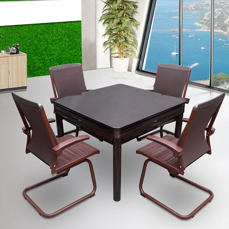 Contemporary Arms Included Desk Chair Mesh Back Conference Chair for Office