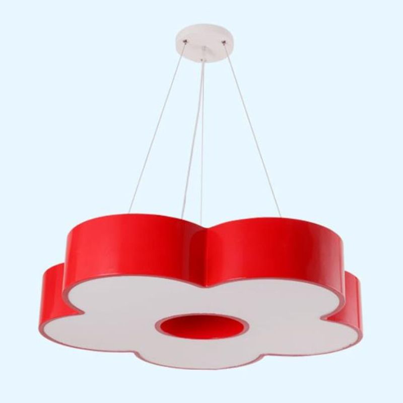 Acrilico lampadario floreale a sospensione Light Kids Style LED LED Light per la scuola materna