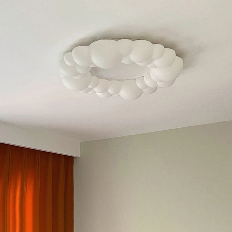 Circular Flush Mount Contemporary Acrylic Flush Ceiling Light Fixture