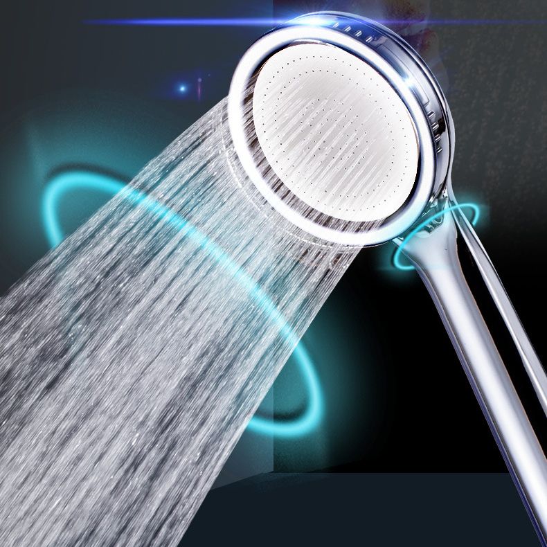 Round Handheld Shower Head Plastic Contemporary Style Shower Head