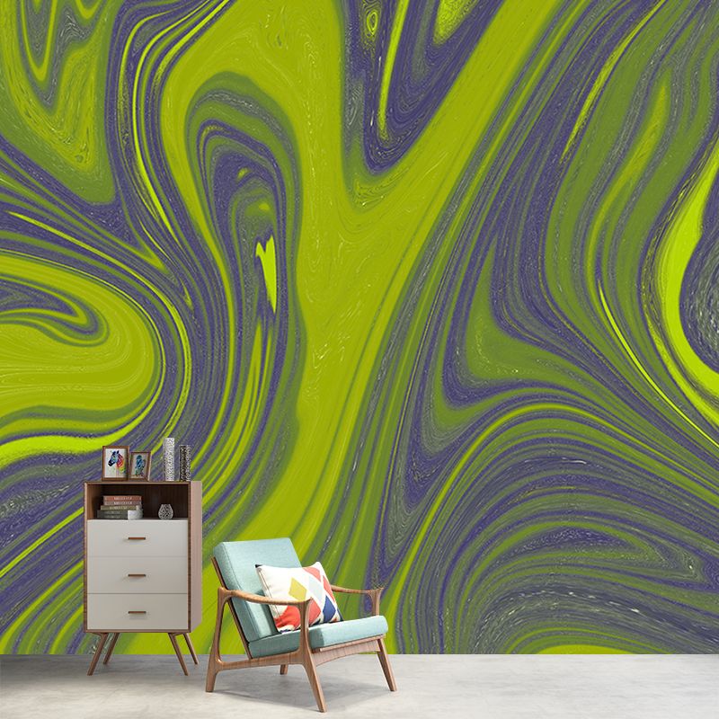 Modern Illustration Mural Wallpaper Abstract Style Sitting Room Wall Mural