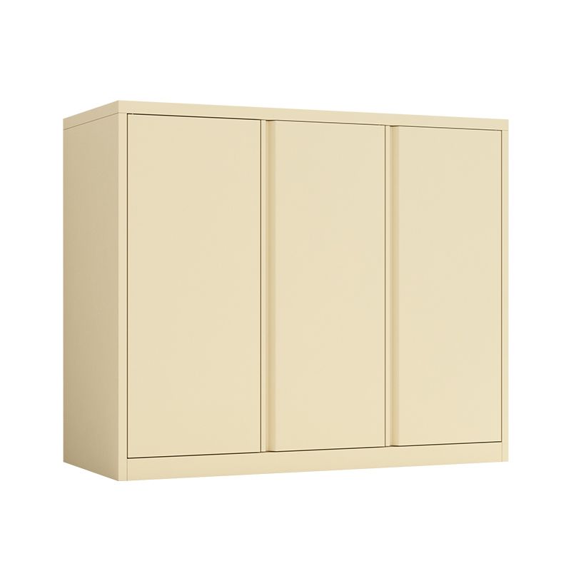 Modern Accent Cabinet Beige Storage Cabinet with Water Resistant