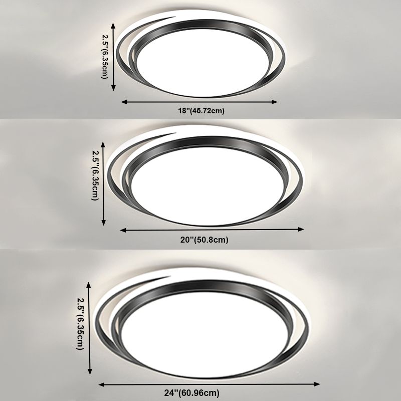 Contemporary Flush Mount Ceiling Light Circle Led Flush Mount Ceiling Light Fixture