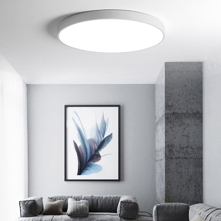 Luminaires de plafond encastrés modernes, lampe encastrée en acrylique