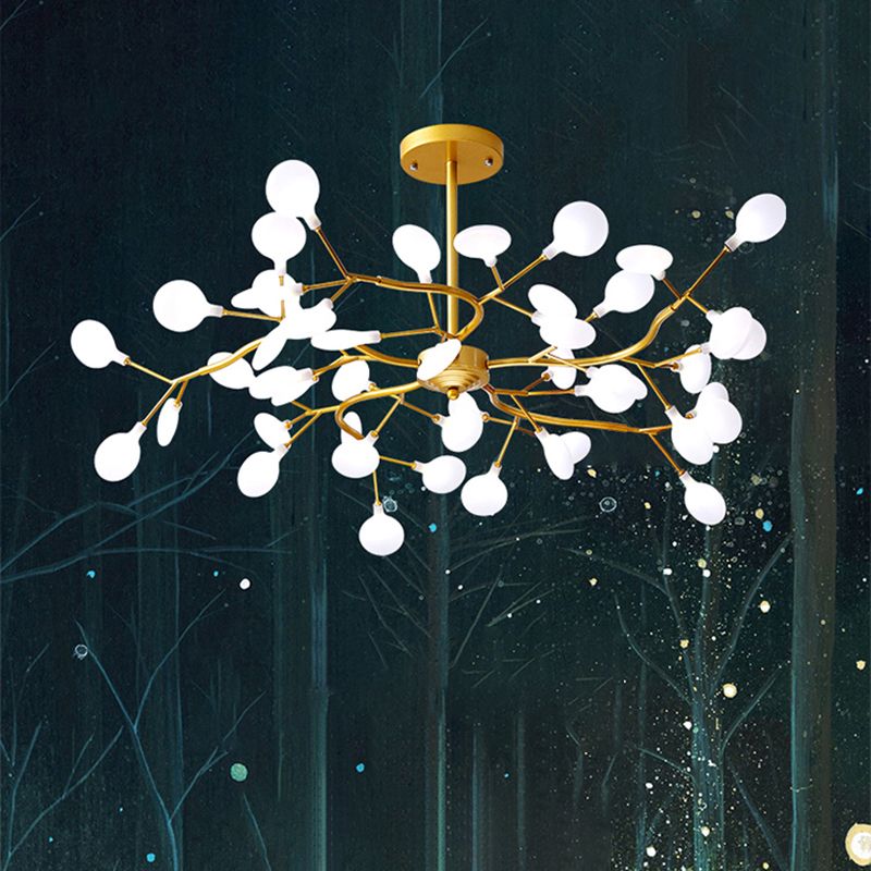 Orbicular Chandelier Pendant Light Modern Chandeliers For Dining Room with Acrylic Shade