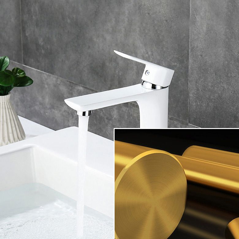 Contemporary Style Faucet Single Lever Handle Vessel Sink Faucet