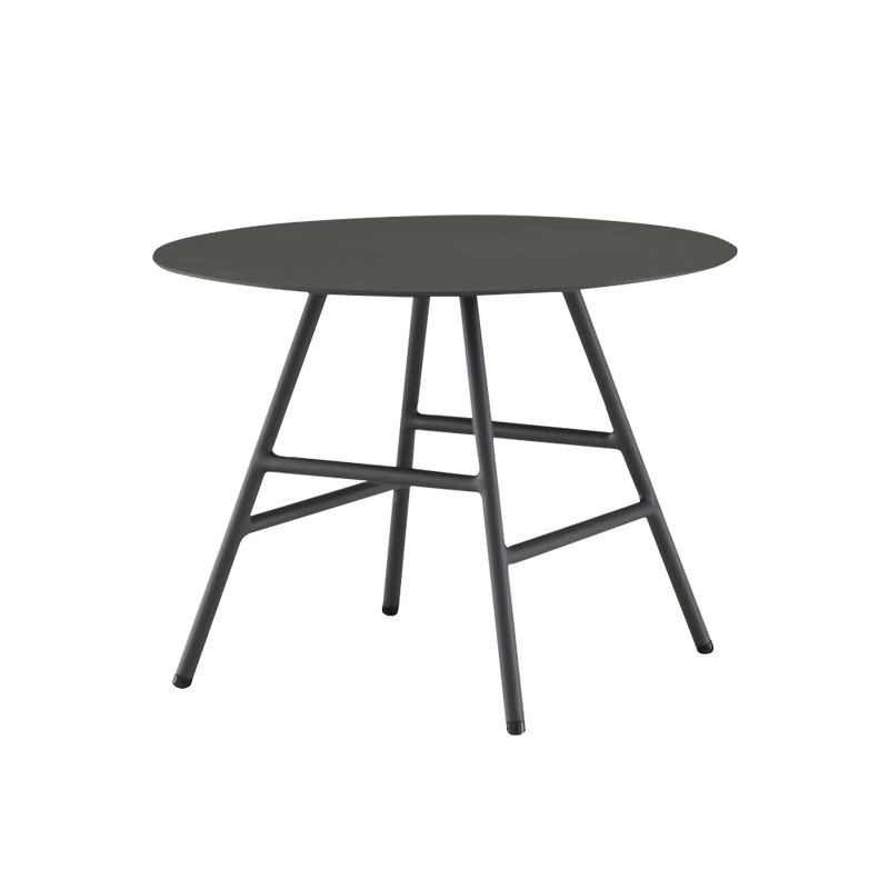 Contemporary 2-Seater Side Table Round Contemporary Patio Table