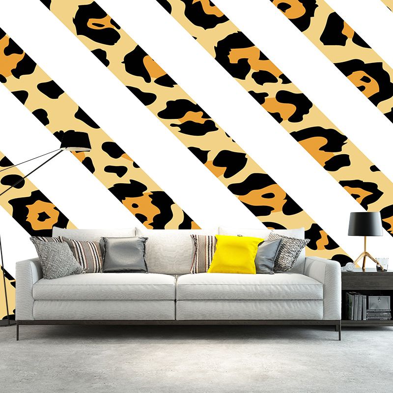 Animal Skin Mural Wallpaper Environment Friendly Living Room Wall Mural