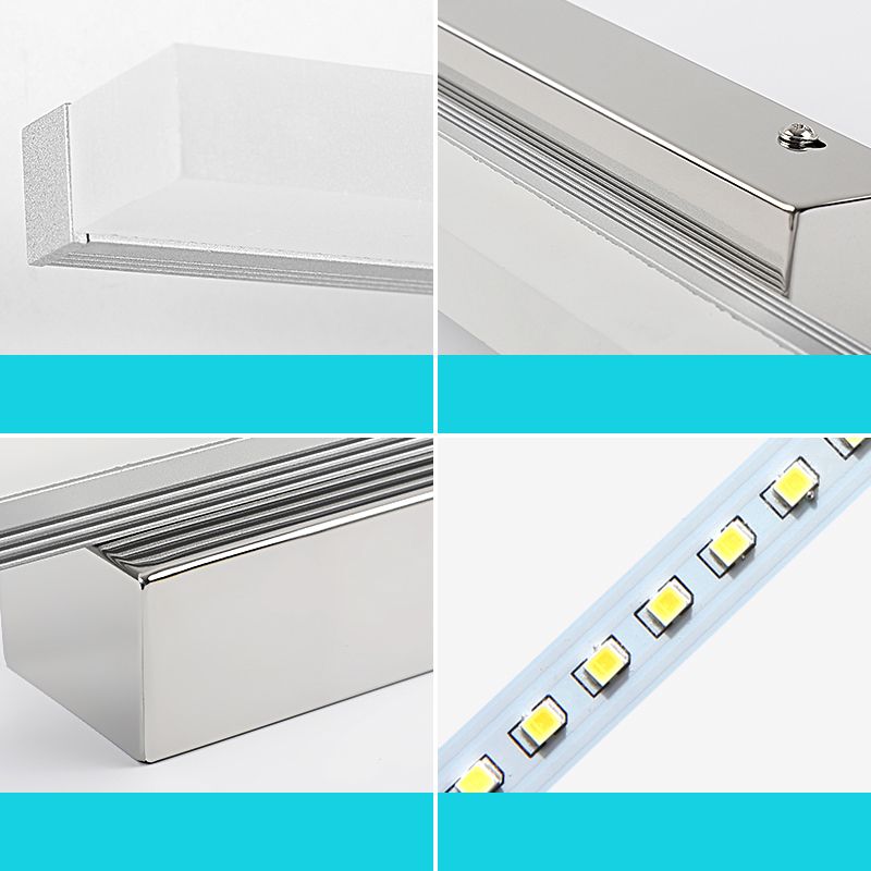 Lámpara de espejo de maquillaje LED lámpara de luz de estilo simple moderno para baño de baño