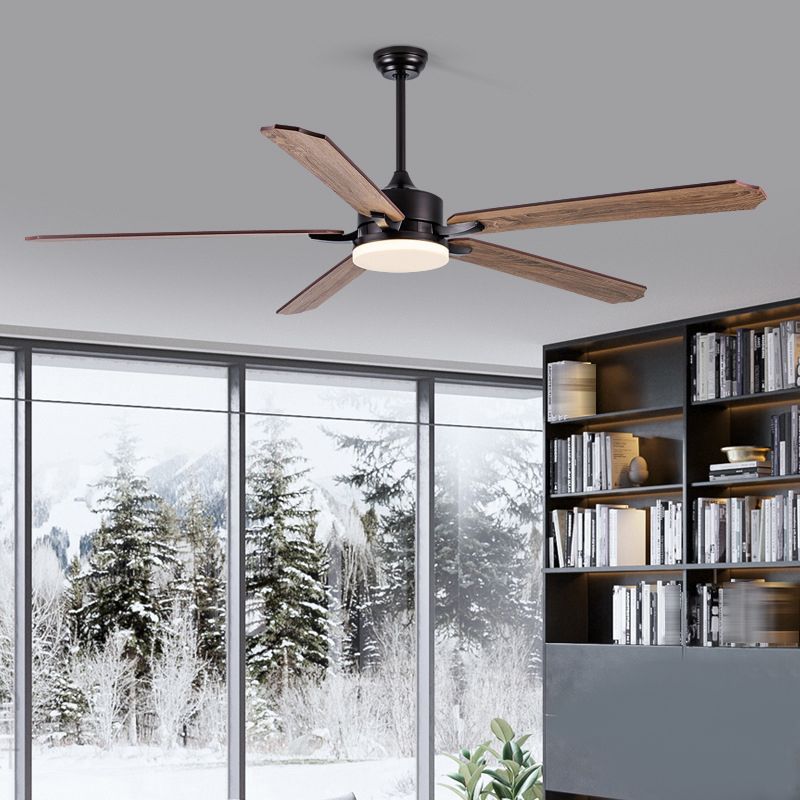 Modern Ceiling Fan Light Fixture Minimalist LED Ceiling Lamp for Living Room