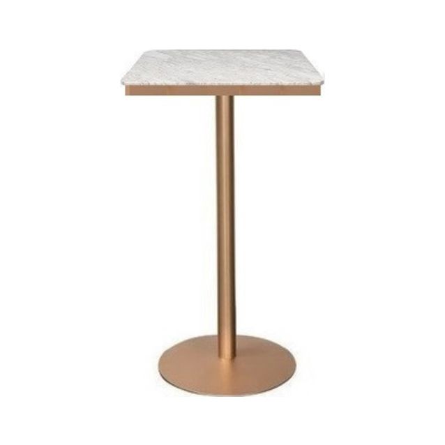 Nordic Style Bar Table Artificial Marble Pub Table for Dining Room 55"√ó55"