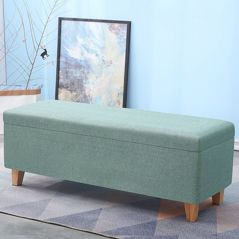 Modern Seating Bench Foam Cushioned Bench with Flip Top for Bedroom