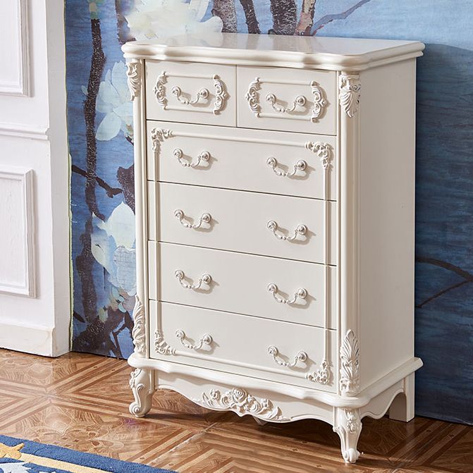 Modern Engineered Wood Buffet Sideboard White Buffet Server for Dining Room