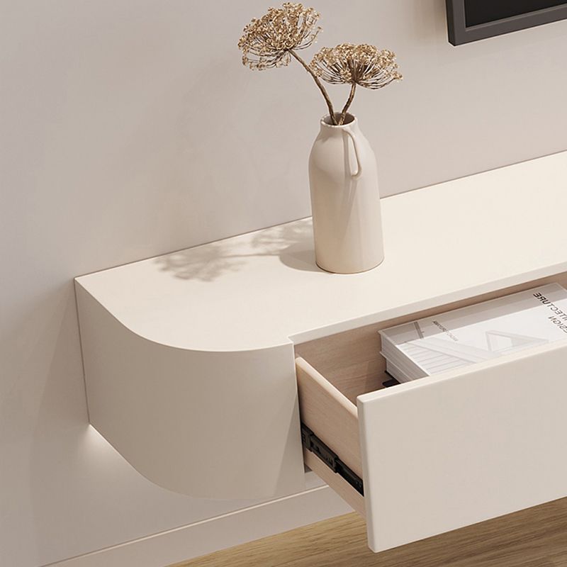 Contemporary TV Media Console Floating TV Console with 2 Drawers