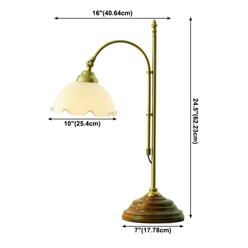 1 Light Modernismus Nachttischlampen Metall Blume Nachttisch Lampe für Schlafzimmer